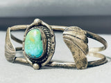 Authentic Vintage Native American Navajo Royston Turquoise Sterling Silver Bracelet-Nativo Arts