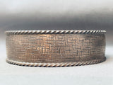 One Of The Best Vintage Native American Navajo All Sterling Silver Bangle Bracelet-Nativo Arts