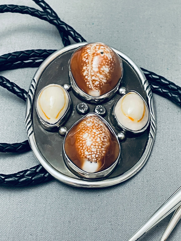 One Of The Coolest Vintage Native American Navajo Sterling Silver Bolot Ie Old-Nativo Arts