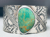 Native American Bold San Felipe Royston Turquoise Sterling Silver Massive Bracelet-Nativo Arts