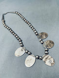 Important Vintage Native American Navajo Thomas Singer Gold Sterling Silver Horse Bear Necklace-Nativo Arts