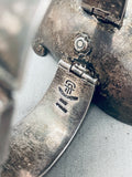 One Of The Best Vintage Navajo Sterling Silver Clasp Bracelet-Nativo Arts