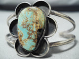 Exquisite Vintage Native American Navajo Royston Turquoise Sterling Silver Bracelet-Nativo Arts