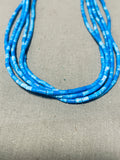 Gorgy!! Denim Lapis Native American Navajo Sterling Silver Necklace-Nativo Arts