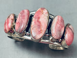 The Best Vintage Native American Navajo Rhodochrosite Sterling Silver Bracelet-Nativo Arts