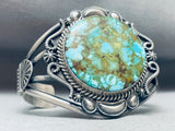 One Of The Best Ever Vintage Native American Navajo Royston Turquoise Sterling Silver Bracelet-Nativo Arts