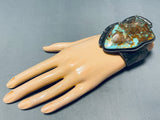 One Of The Best Ever Vintage Native American Navajo Royston Turquoise Sterling Silver Bracelet-Nativo Arts