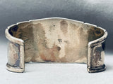 One Of The Best Vintage Navajo Carico Lake Turquoise Sterling Silver Bracelet-Nativo Arts
