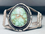 Quality Alert!! Vintage Native American Navajo Carico Lake Turquoise Sterling Silver Bracelet-Nativo Arts