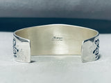 Happy Kids Family Vintage Southwest Sterling Silver Bracelet Cuff-Nativo Arts