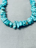 Chunky Nugget Vintage Native American Navajo Sterling Silver Necklace
