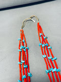Massive Vintage Native American Navajo Bisbee Old Kingman Turquoise Sterling Silver Necklace-Nativo Arts