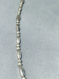 Important Will Singer Vintage Native American Navajo Green Turquoise Sterling Silver Necklace-Nativo Arts