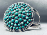 Sphere Turquoise Vintage Southwest Sterling Silver Bracelet-Nativo Arts
