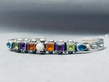 Important 14k Vintage Feeney Sterling Silver Jewel Bracelet-Nativo Arts