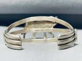 Curious Wolf Vintage Sterling Silver Bracelet Cuff-Nativo Arts