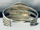 Hand Etched Basket Vintage Native American Navajo Sterling Silver Bracelet Cuff-Nativo Arts