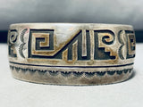 Rosco Scott Vintage Native American Navajo Sterling Silver Bracelet-Nativo Arts