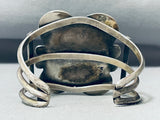 Massive Vintage Native American Navajo Royston Turquoise Sterling Silver Bracelet-Nativo Arts