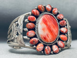 Incredible Vintage Native American Navajo Satellite Shell Sterling Silver Bracelet-Nativo Arts
