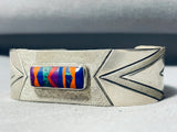 One Of The Most Unique Vintage Native American Navajo Virg Reeder Sterling Silver Bracelet-Nativo Arts