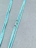 Rare Turtle Vintage Santo Domingo Turquoise Heishi Turtle Sterling Necklace-Nativo Arts