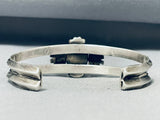 Kirby Nez Native American Navajo Carico Lake Turquoise Sterling Silver Bracelet-Nativo Arts