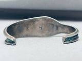Rare Vintage Native American Navajo Royston Turquoise Sterling Silver Bracelet-Nativo Arts