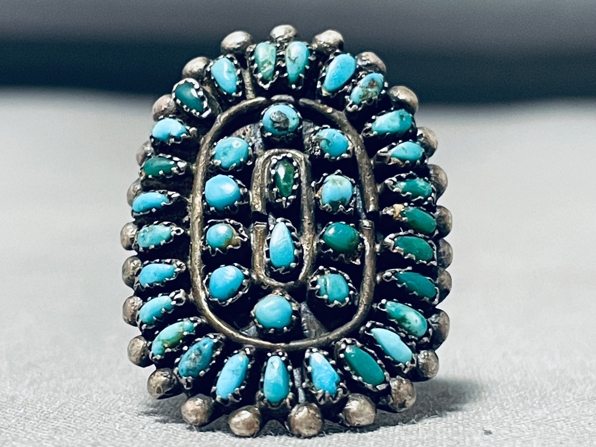 Sold Blue & Green Turquoise Ring