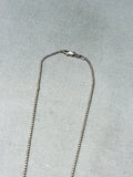 Gigantic 4 Inch Vintage Native American Navajo Sterling Silver Gold Eagle Necklace-Nativo Arts