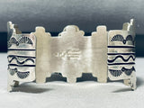 Superior Native American Navajo Yellow Turquoise Sterling Silver Bracelet Rob Yellowhorse-Nativo Arts