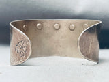 Detailed Vintage Southwest Sterling Silver Bracelet