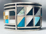 7-inch Wrist 83 Grams Native American Navajo Sleeping Beauty Turquoise Sterling Silver Bracelet-Nativo Arts