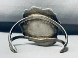 One Of The Best Vintage Native American Navajo Green Turquoise Sterling Silver Bracelet-Nativo Arts