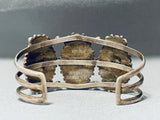 Authentic Vintage Native American Navajo Tears Of Joy Turquoise Sterling Silver Bracelet-Nativo Arts