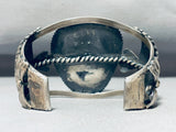 Huge Museum Vintage Native American Navajo Royston Turquoise Sterling Silver Bracelet Old-Nativo Arts