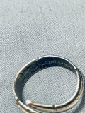 Danny Platrero Vintage Native American Navajo Sterling Silver Feather Ring-Nativo Arts