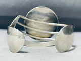 Desert Sand Agate Vintage Sterling Silver Unique Bracelet Cuff-Nativo Arts