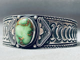 Museum Quality Vintage Native American Navajo Damale Turquoise Sterling Silver Bracelet-Nativo Arts