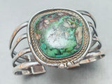 Incredible Vintage Native American Navajo Royston Turquoise Sterling Silver Bracelet Old-Nativo Arts