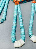 The Most Incredible Vintage Santo Domingo Jacla Turquoise Necklace-Nativo Arts