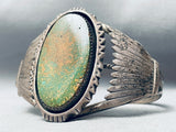 Superior Vintage Native American Navajo Royston Turquoise Sterling Silver Bracelet-Nativo Arts