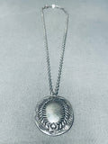 Brilliant Vintage Native American Navajo Sterling Silver Concho Necklace-Nativo Arts