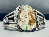 Native American Landoll Benally Royston Turquoise Sterling Silver Bracelet-Nativo Arts