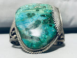 The Single Best Vintage Native American Navajo chrysocolla Bracelet We Have Collected!-Nativo Arts