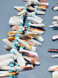 Native American Museum Quality Vintage Santo Domingo Spiny Oyster Royston Turquoise Necklace