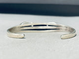 Rare Vintage Laguna Zuni Signed 3 Royston Turquoise Silver Bracelet-Nativo Arts