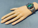 Special Vintage Native American Navajo Royston Turquoise Sterling Silver Bracelet-Nativo Arts