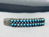 Best Vintage Native American Zuni Turquoise Sterling Silver Bracelet-Nativo Arts