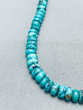 Gorgy Spiderweb Vintage Navajo Turquoise Sterling Silver Bracelet-Nativo Arts